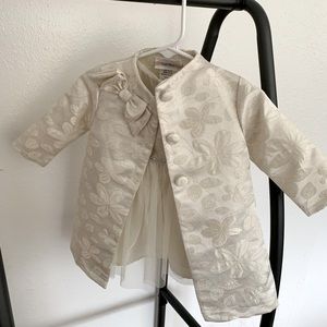 Beautiful dress with matching jacket.